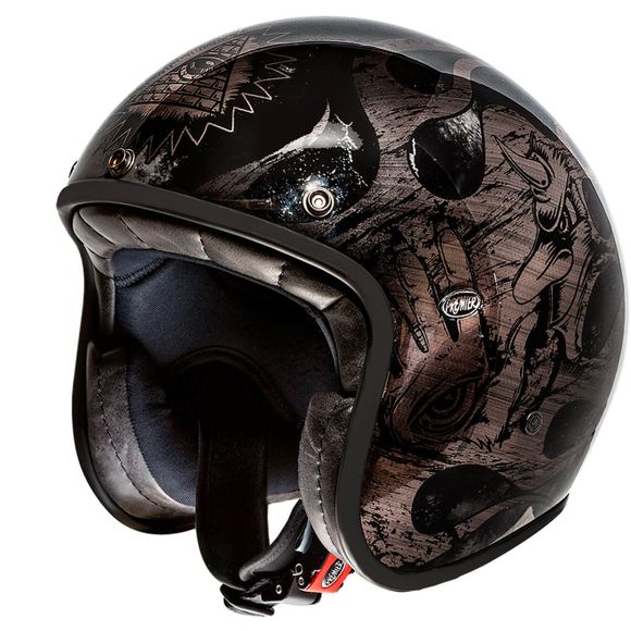 Premier jet helmet LE PETIT CLASSIC - BD - CHROMED - BlackRef: PE0259