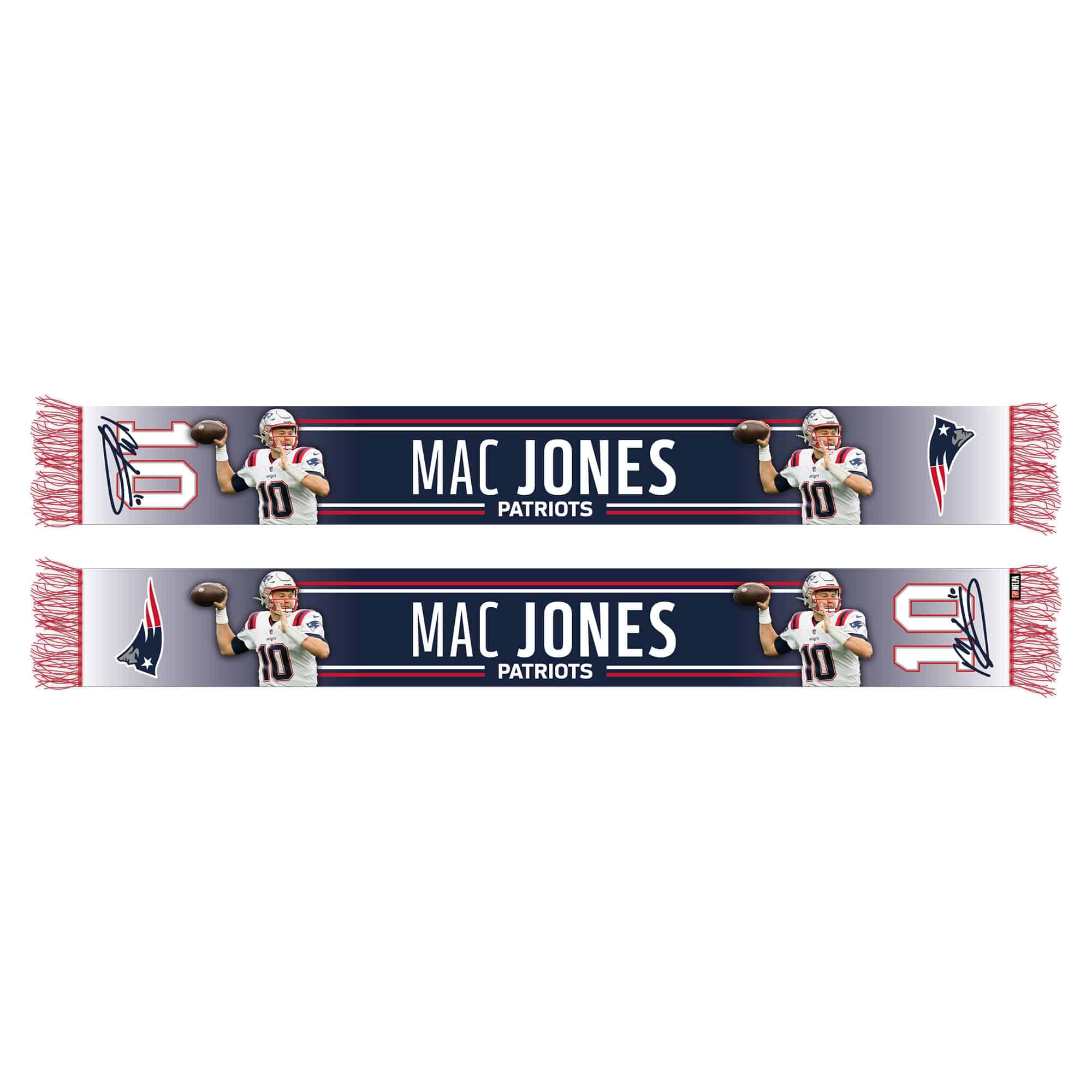 Mac Jones New England Patriots HD NFL Scarf