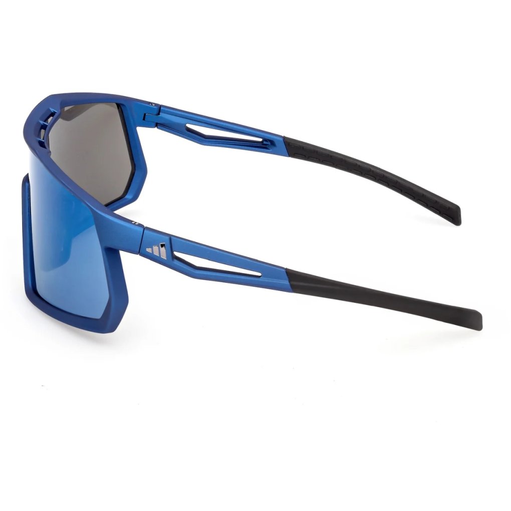 adidas Kentro SP0123 Glasses - Matte Blue / Blue Mirror