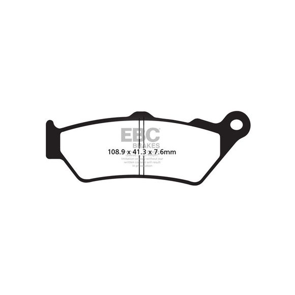 EBC Sinter Metal Sintered Brake Pads Front/Rear (model dependent)Ref: Fa209 / 2Hh / Fa2092Hh
