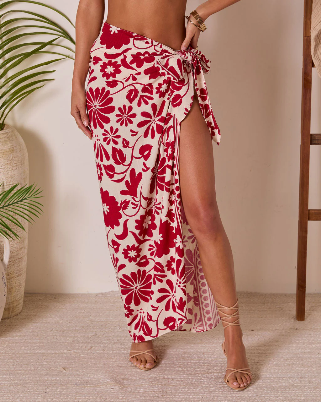 Sunset Persona Print Wrap Tie Sarong