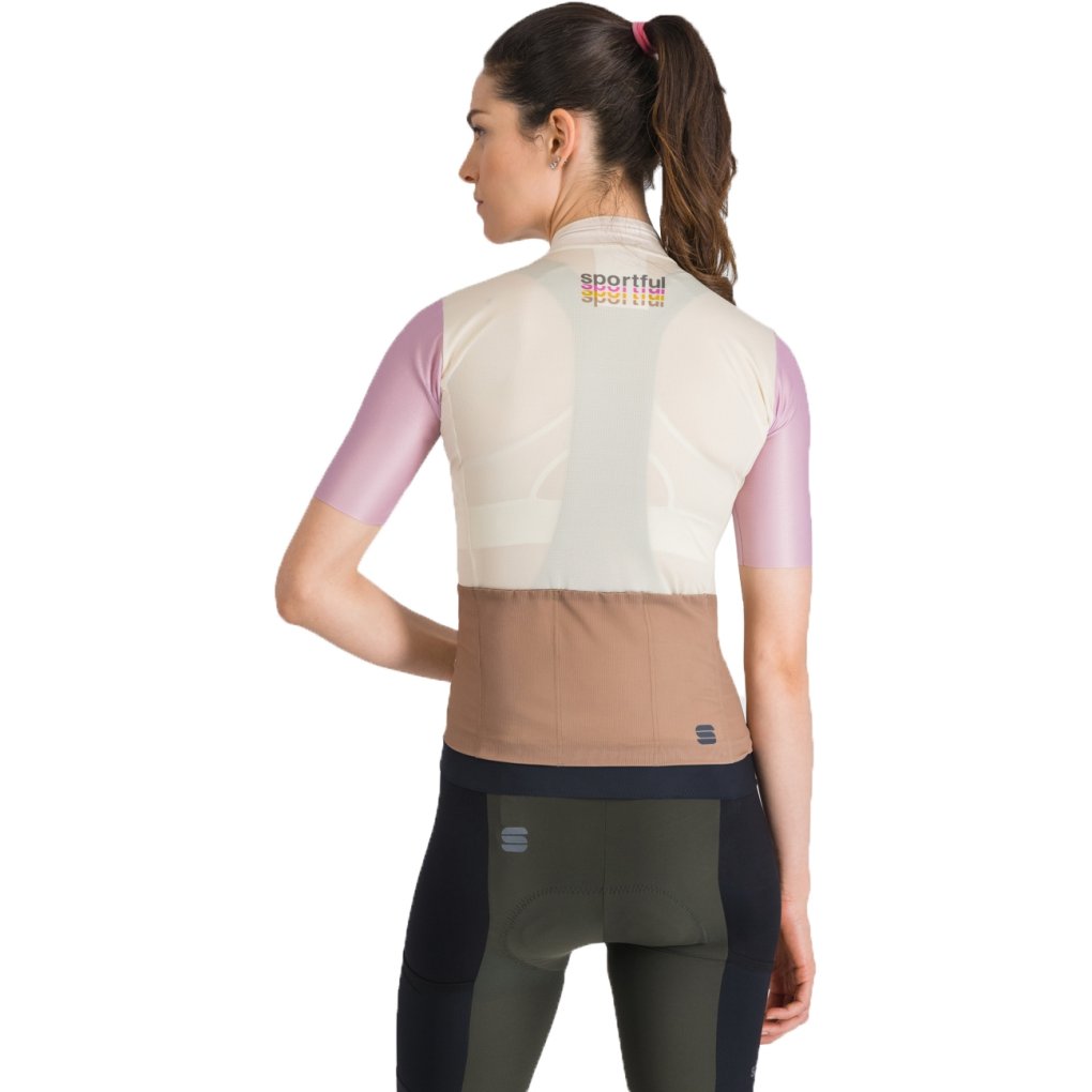 Sportful Supergiara Logo 2 Jersey Women - 105 Cream