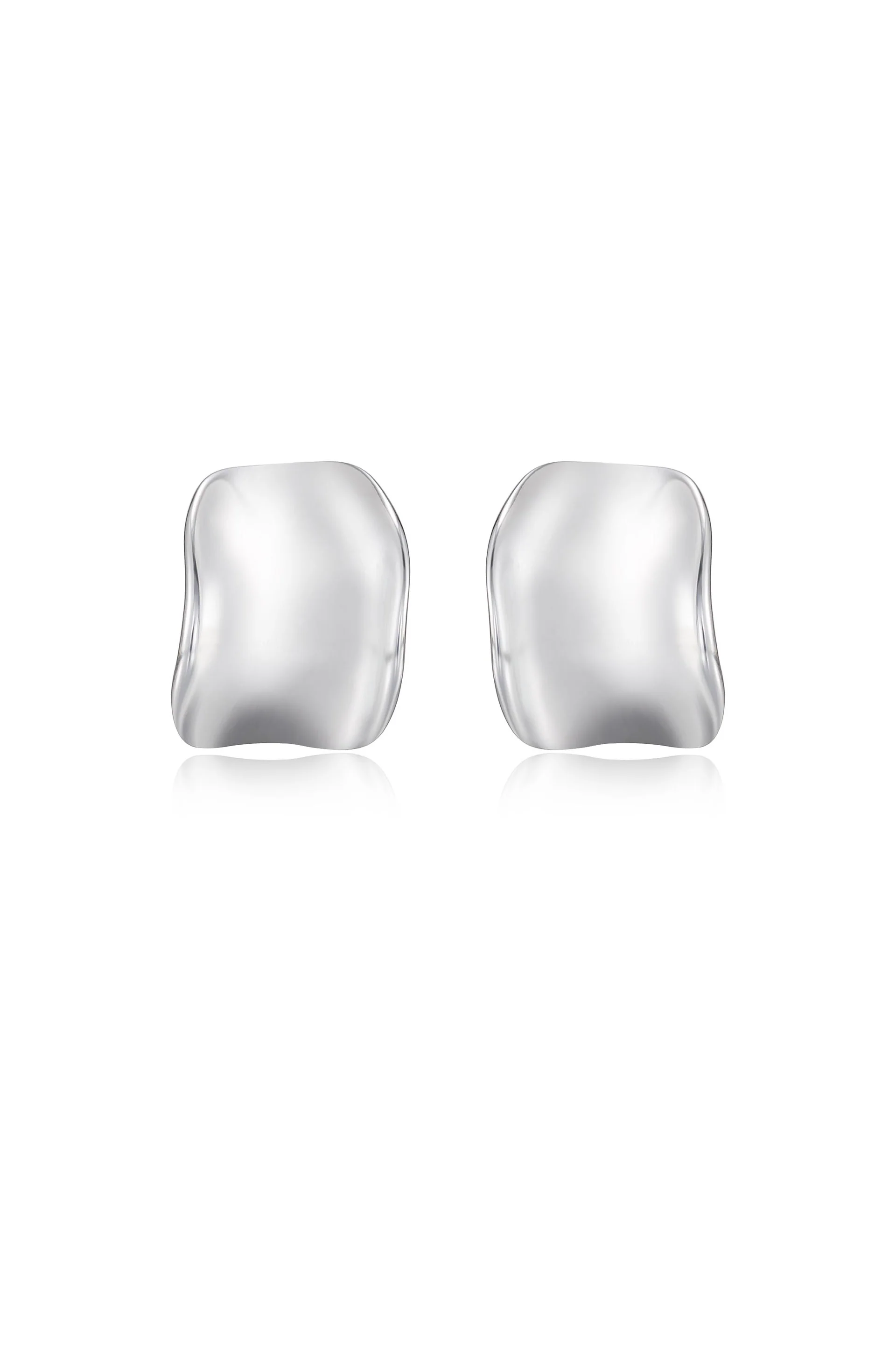 Curved Stud Earrings