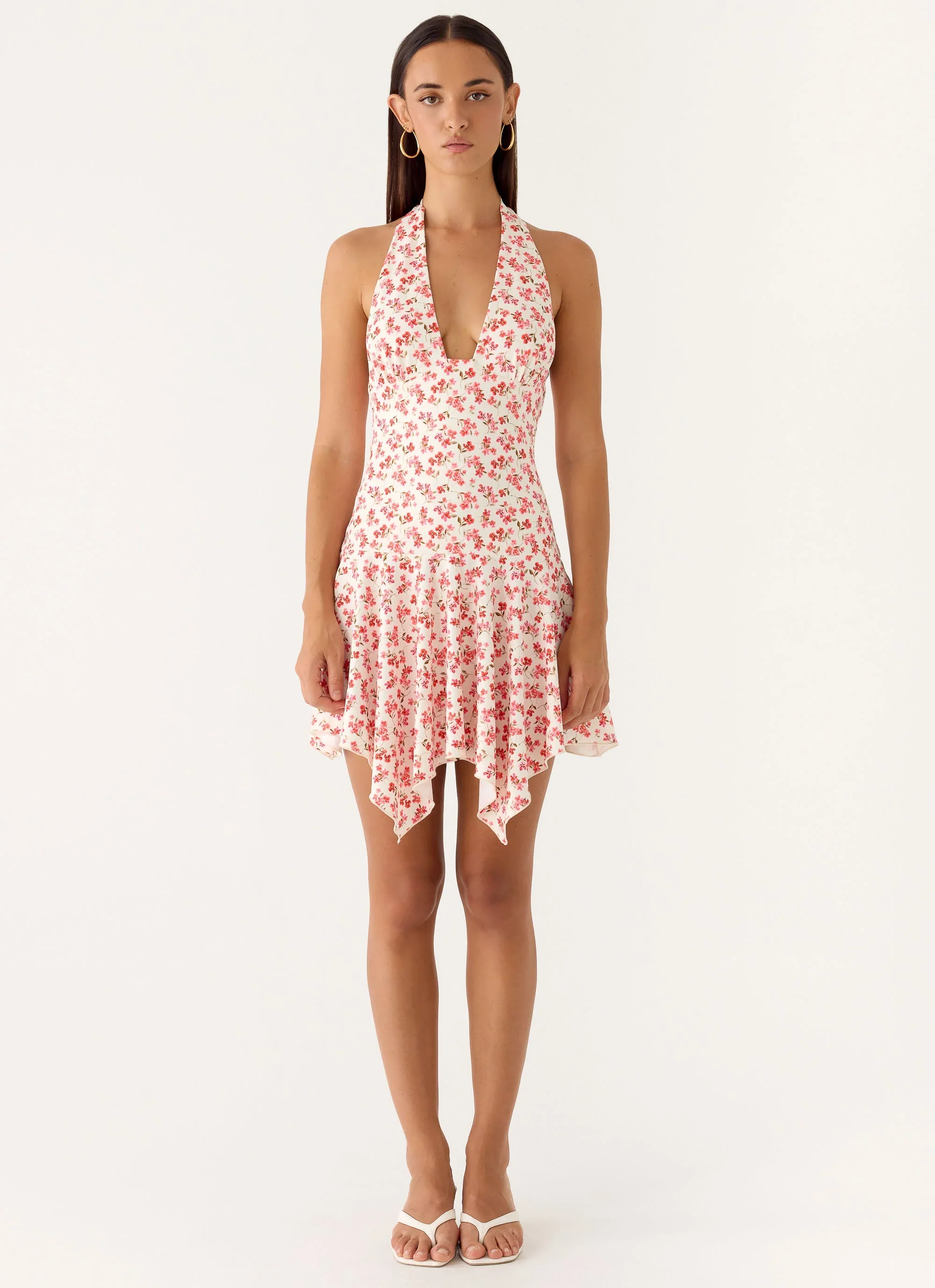 Khrysta Mini Dress - Porcelain Rose