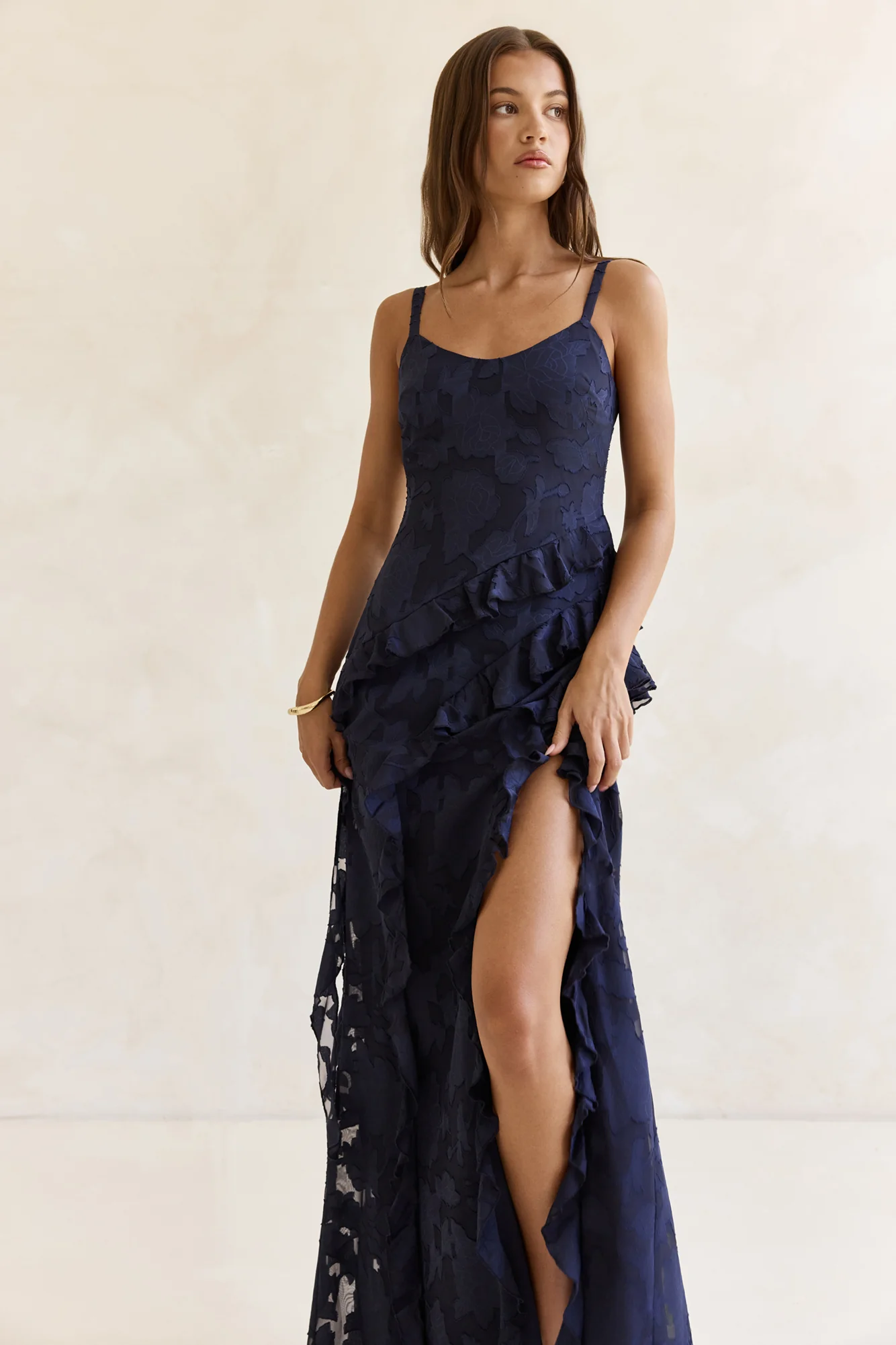Urban Elegance Maxi Dress Navy
