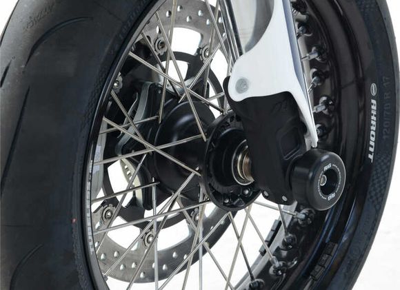 Protections de fourche R&G Racing noirHUSQVARNA 701 701 SUPERMOTO - 2016 - 2025Ref : RGR00528A / 1070228