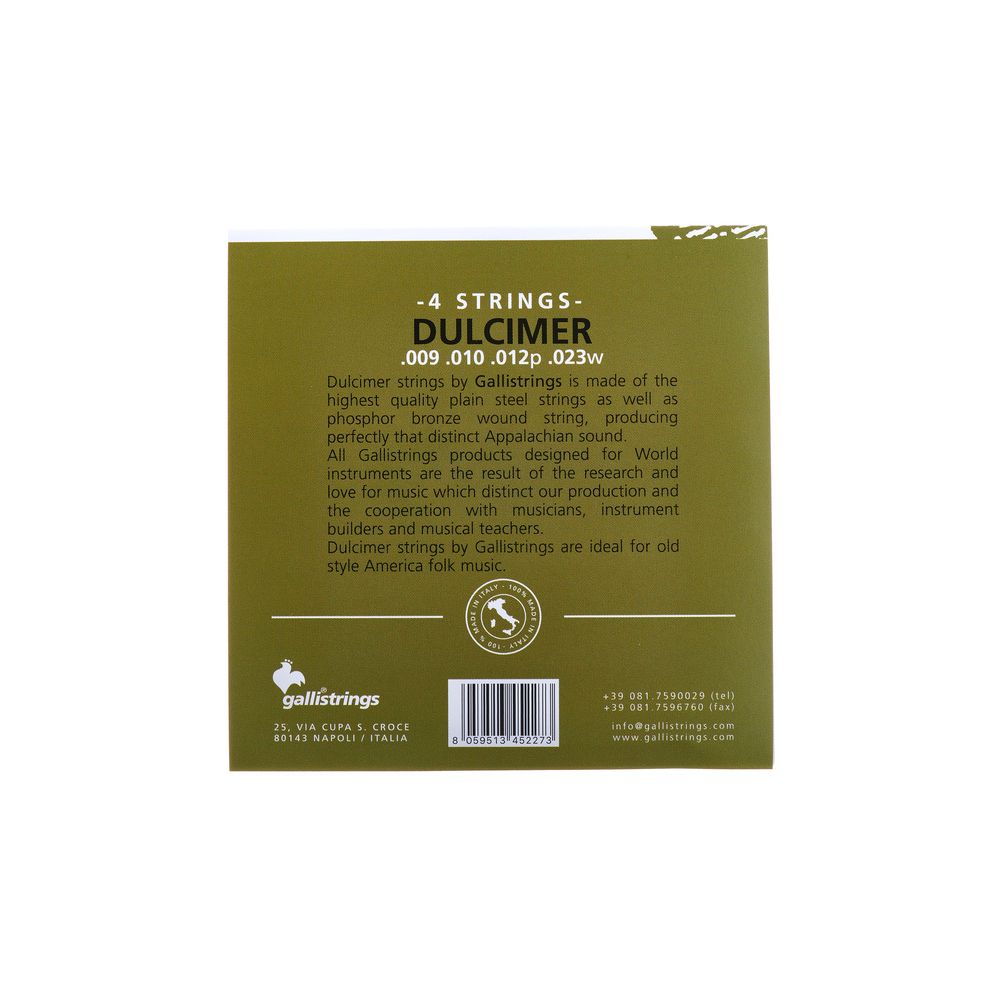 Galli Strings G1500 Dulcimer Strings Light – Thomann Ireland