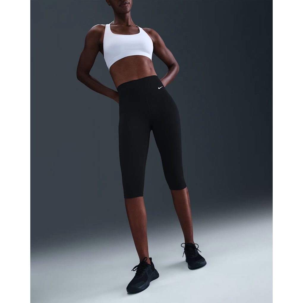 Nike One Capri High Waist Tights Women - black/white IH3770-010