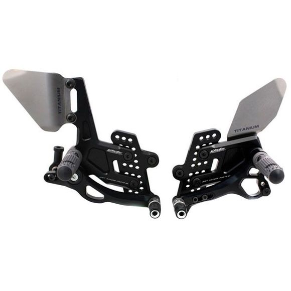 Valter Moto TYPE 3.5 Rearsets - BlackHONDA 1000 CBR 1000 RR FIREBLADE (SC57) - 2006 - 2007Ref: PEH062NT35A 00