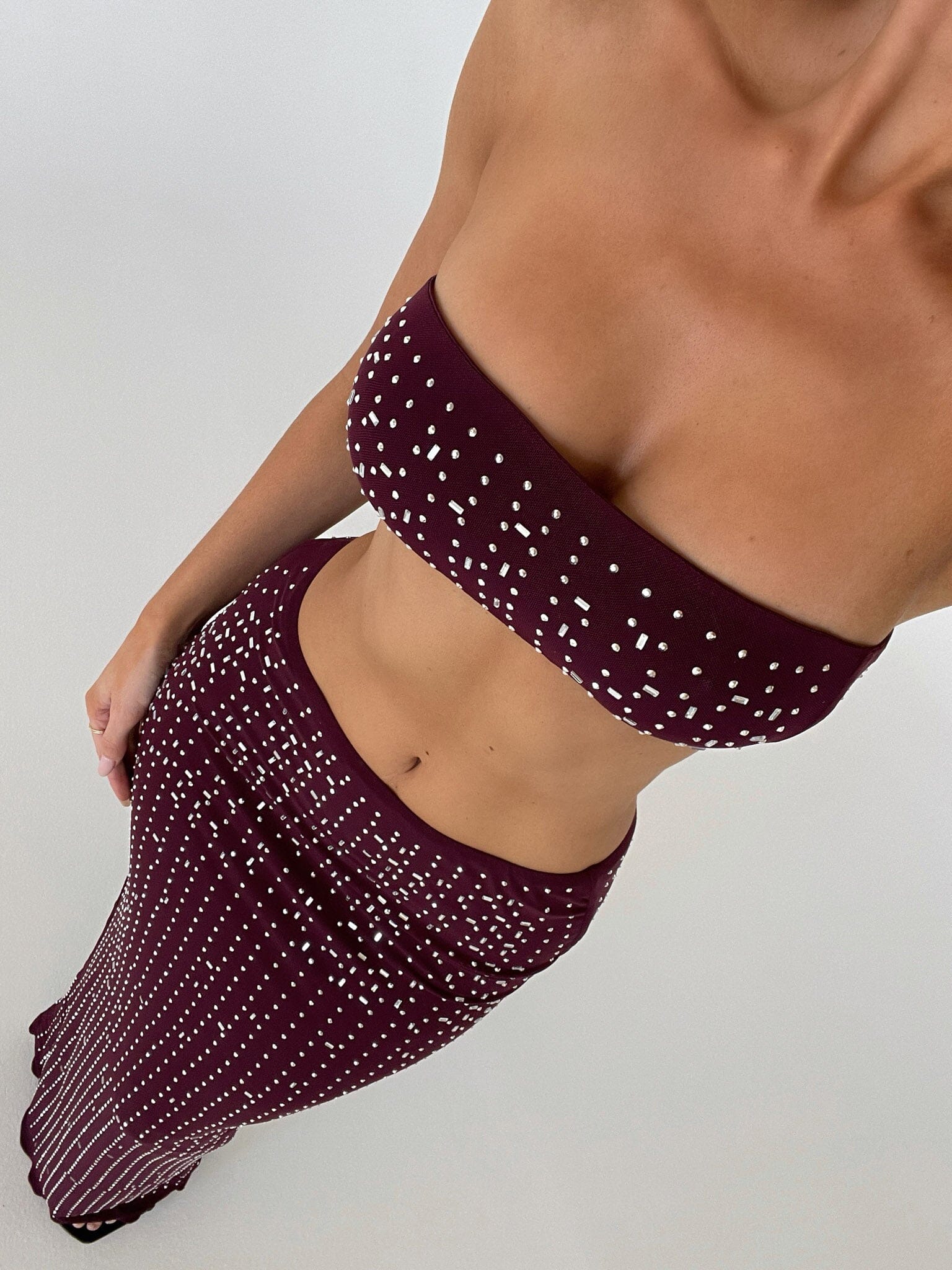 Charlene Bandeau Top Wine