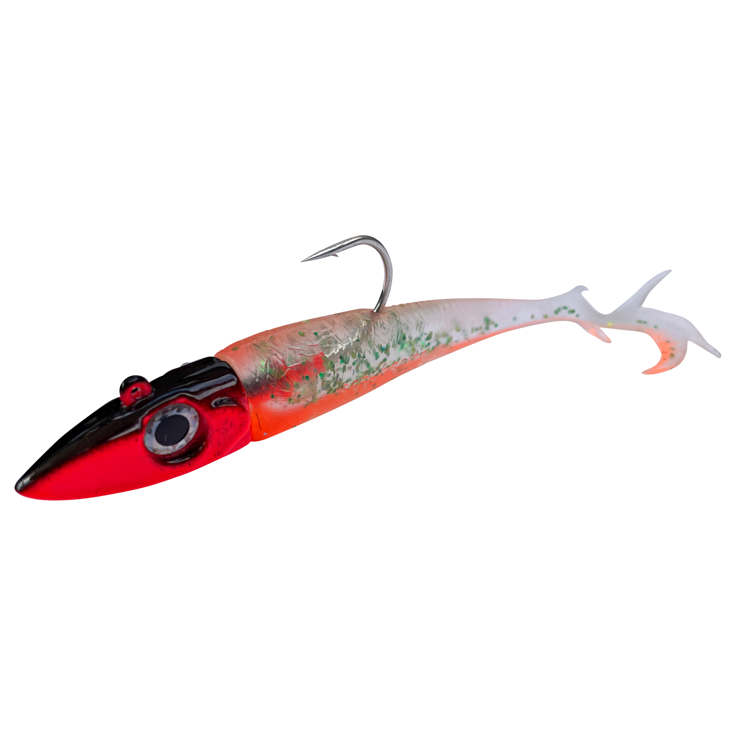 Eisele Shad Flexxxi Mini with Twitcher (dragon tail, watermelon)