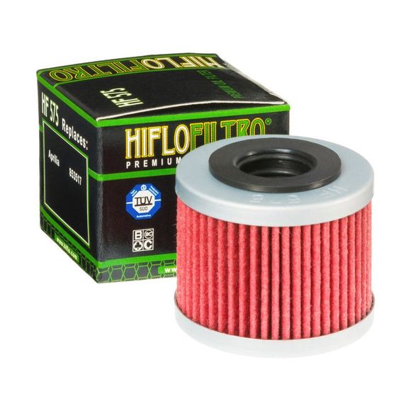 HifloFiltro HF575 Oil Filter Original TypeAPRILIA 450 MXV 450 - 2008 - 2015Ref: HF0698/07120422