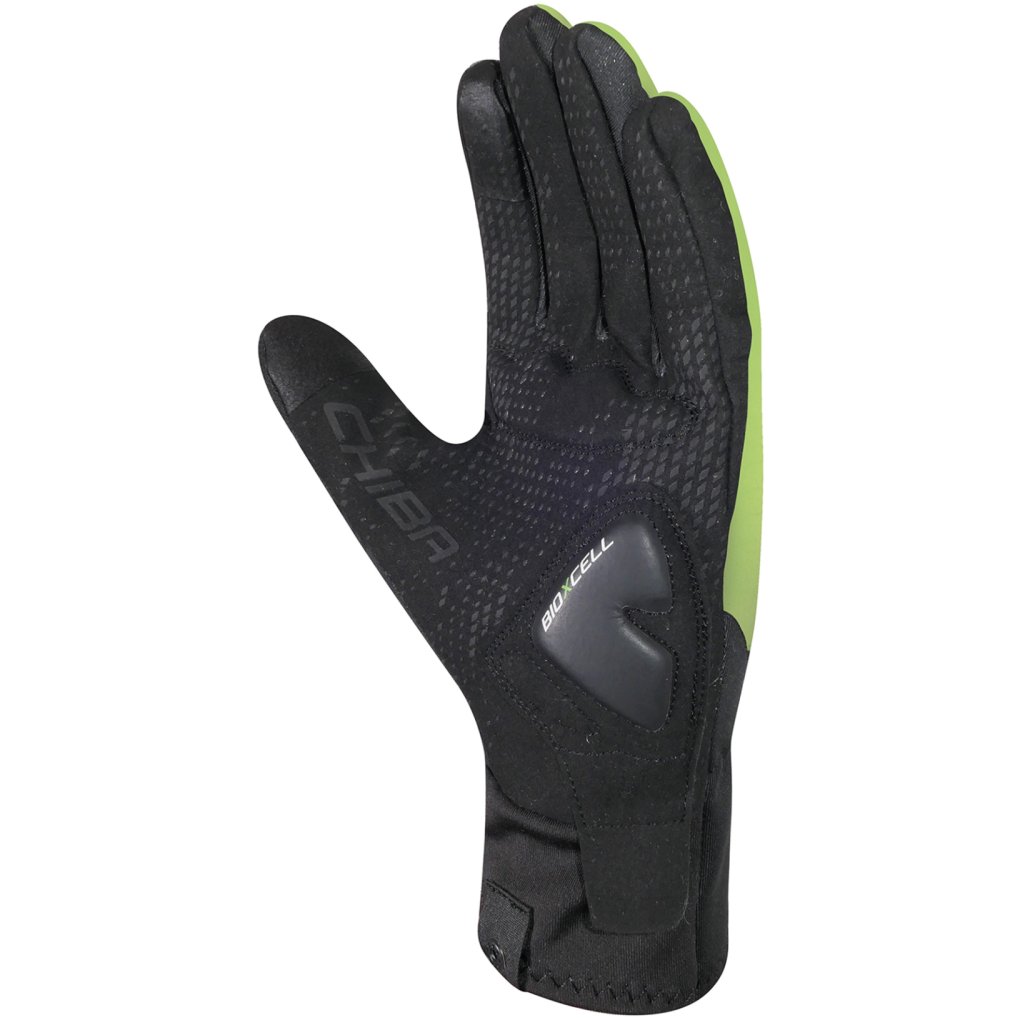 Chiba BioXCell Light Winter Cycling Gloves - neon yellow
