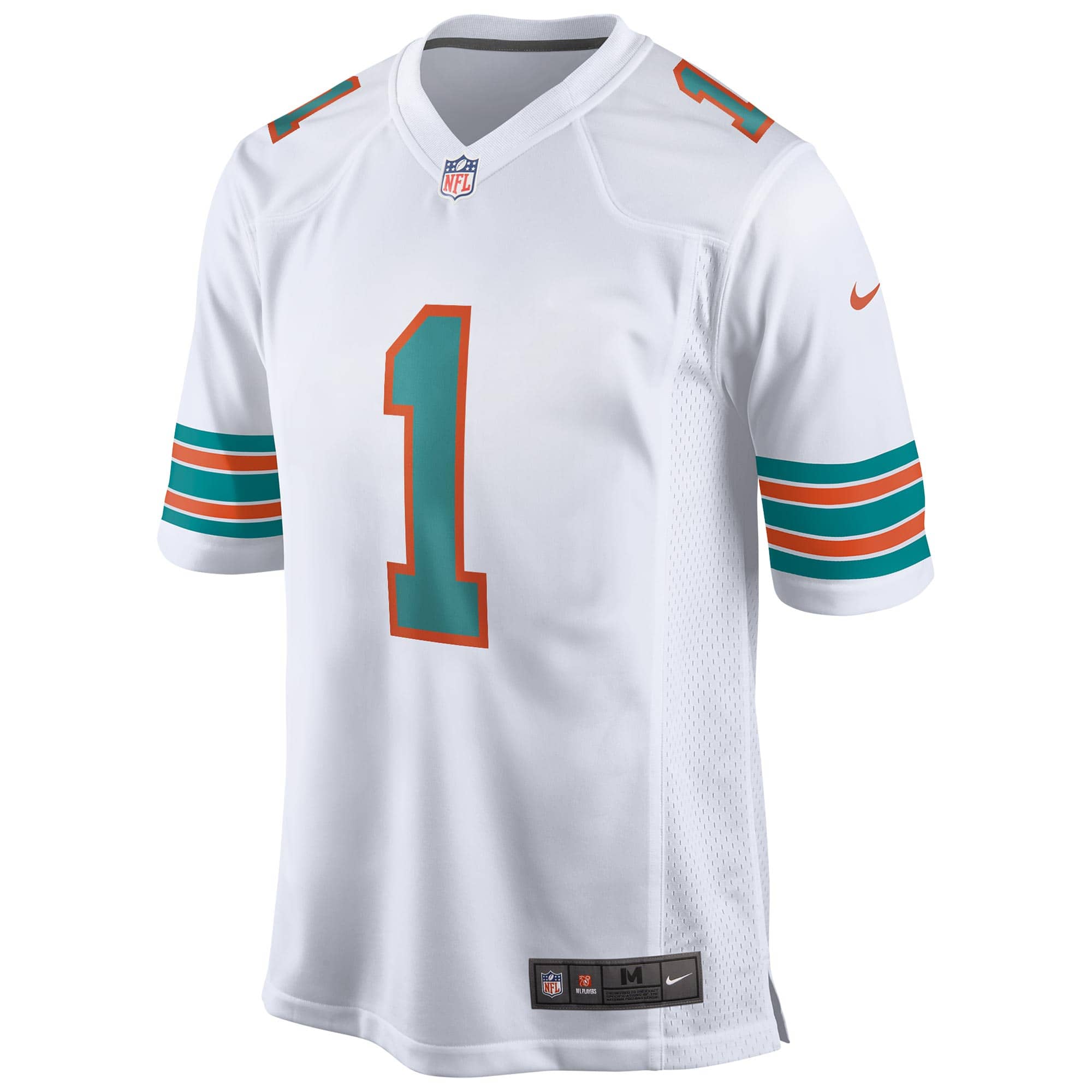 Tua Tagovailoa #1 Miami Dolphins Classic Nike Game NFL Jersey White