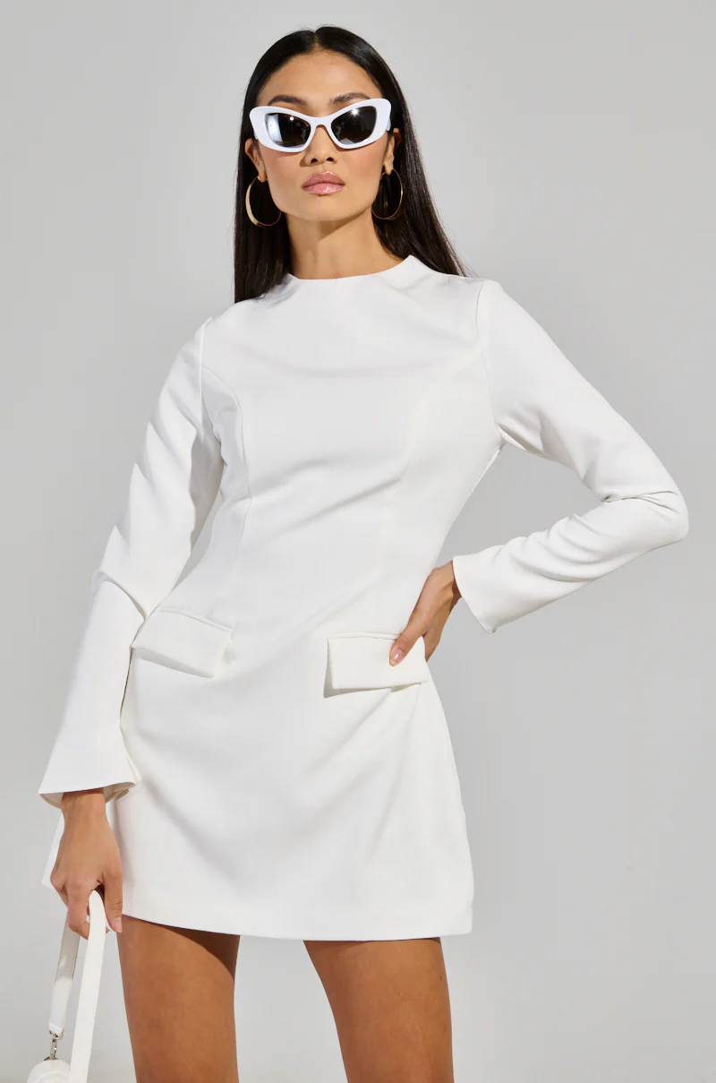 Thinkin About Me Woven Mini Dress