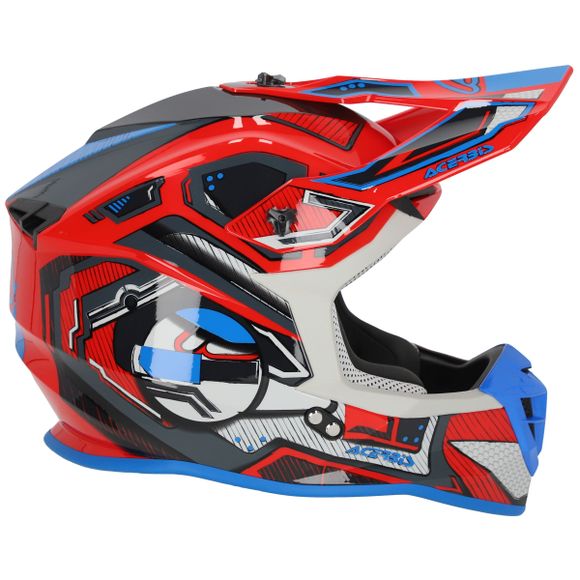 Casque cross Acerbis LINEAR 22.06 2024 - Rouge / BleuRef : AE5312