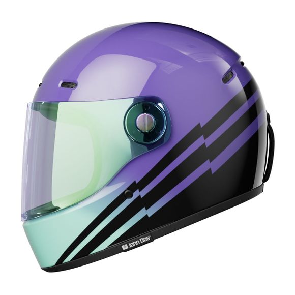 John Doe JD/ONE SPECTRAL Full-Face Helmet - Purple / BlackRef: JDE0206