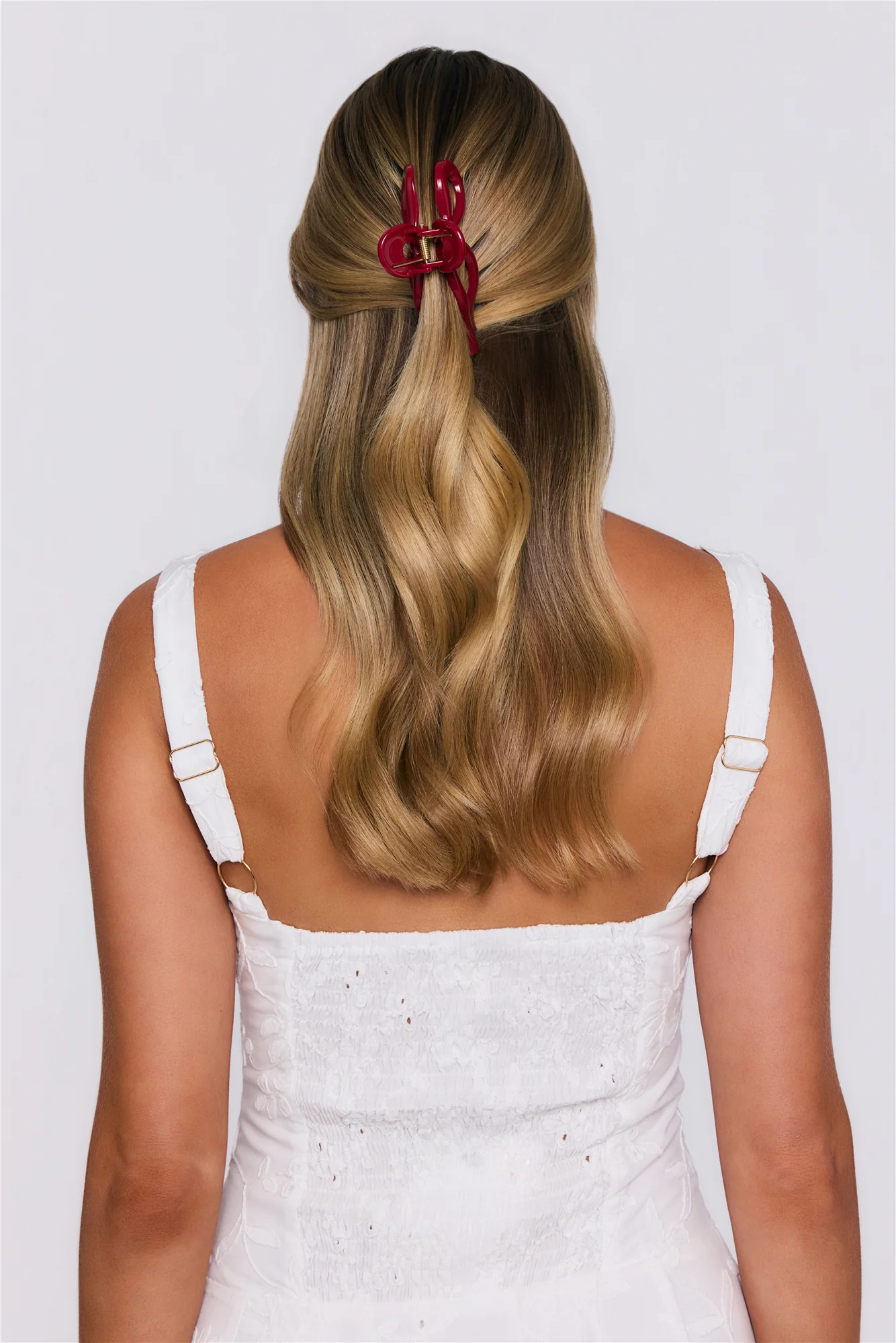 Better With Me Claw Clip Burgundy