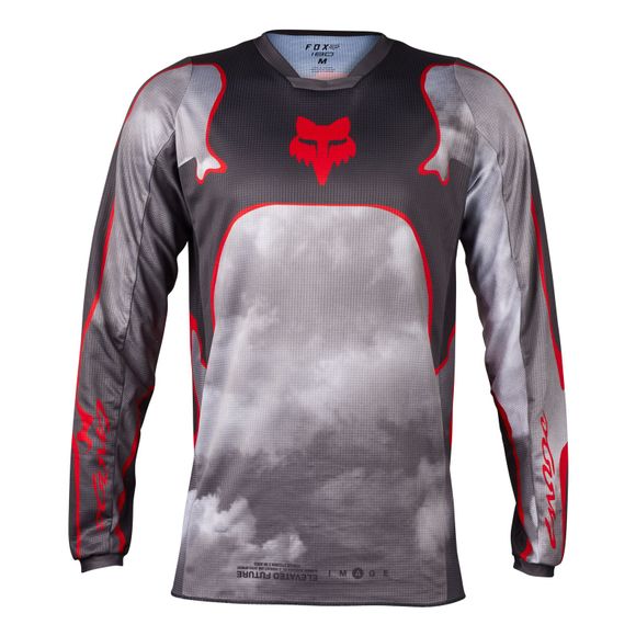 Fox 180 cross jersey - ATLAS 2024 - Gray / RedRef: FX4103