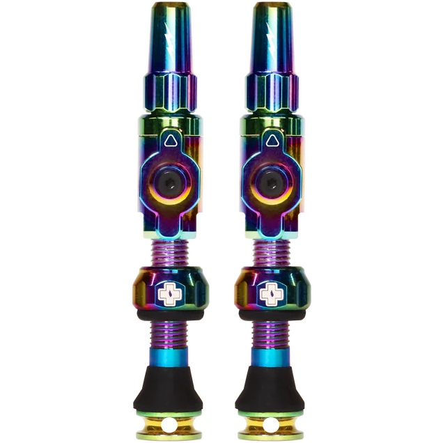 Muc-Off Big Bore Lite Tubeless Valves Set (Pair) - iridescent