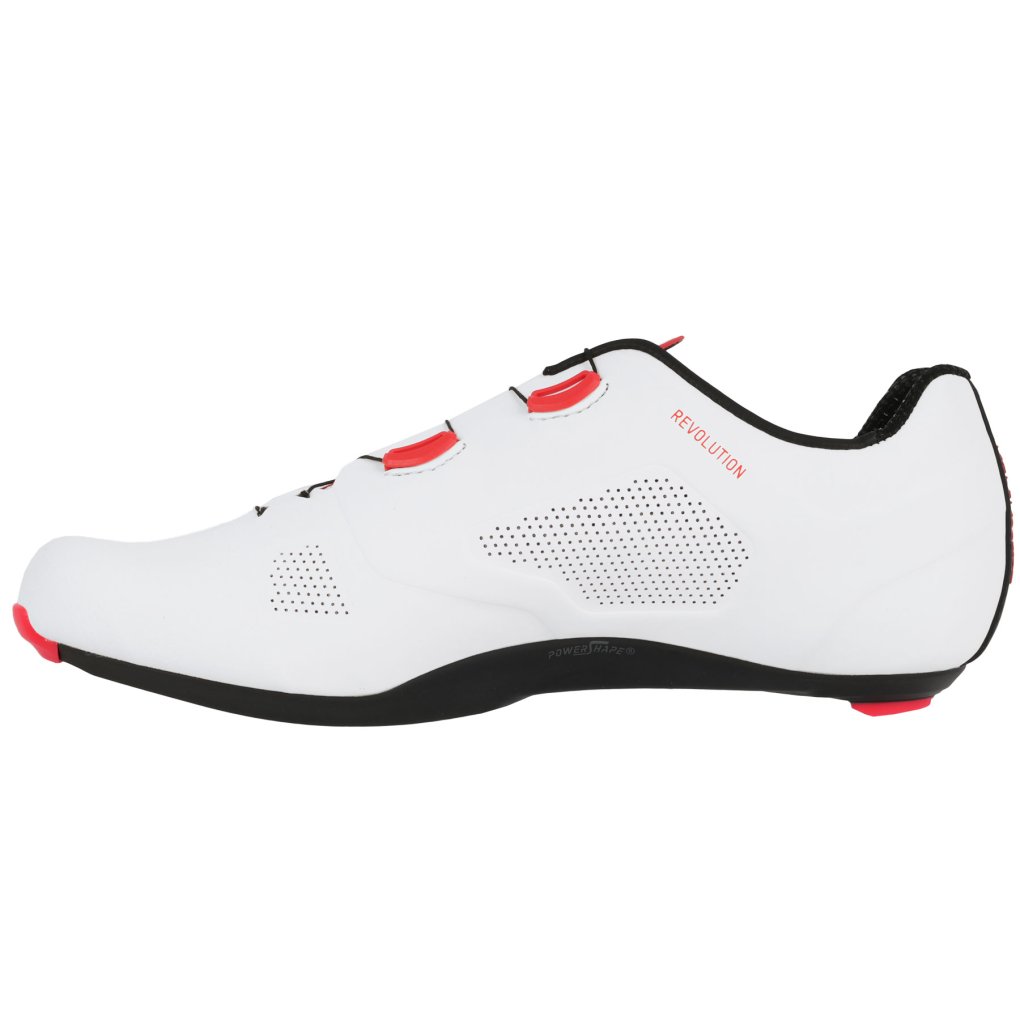 Northwave Revolution Road Shoes - white/red fluo 54