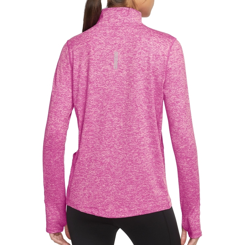 Nike 1/2-Zip Running Top Women - active fuchsia/reflective silver CU3220-623