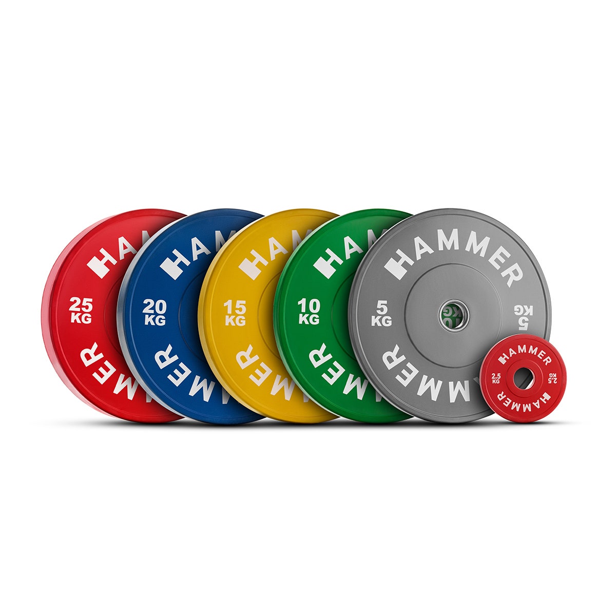 Bumper plates 50 mm 2.5 kg - 25 kg