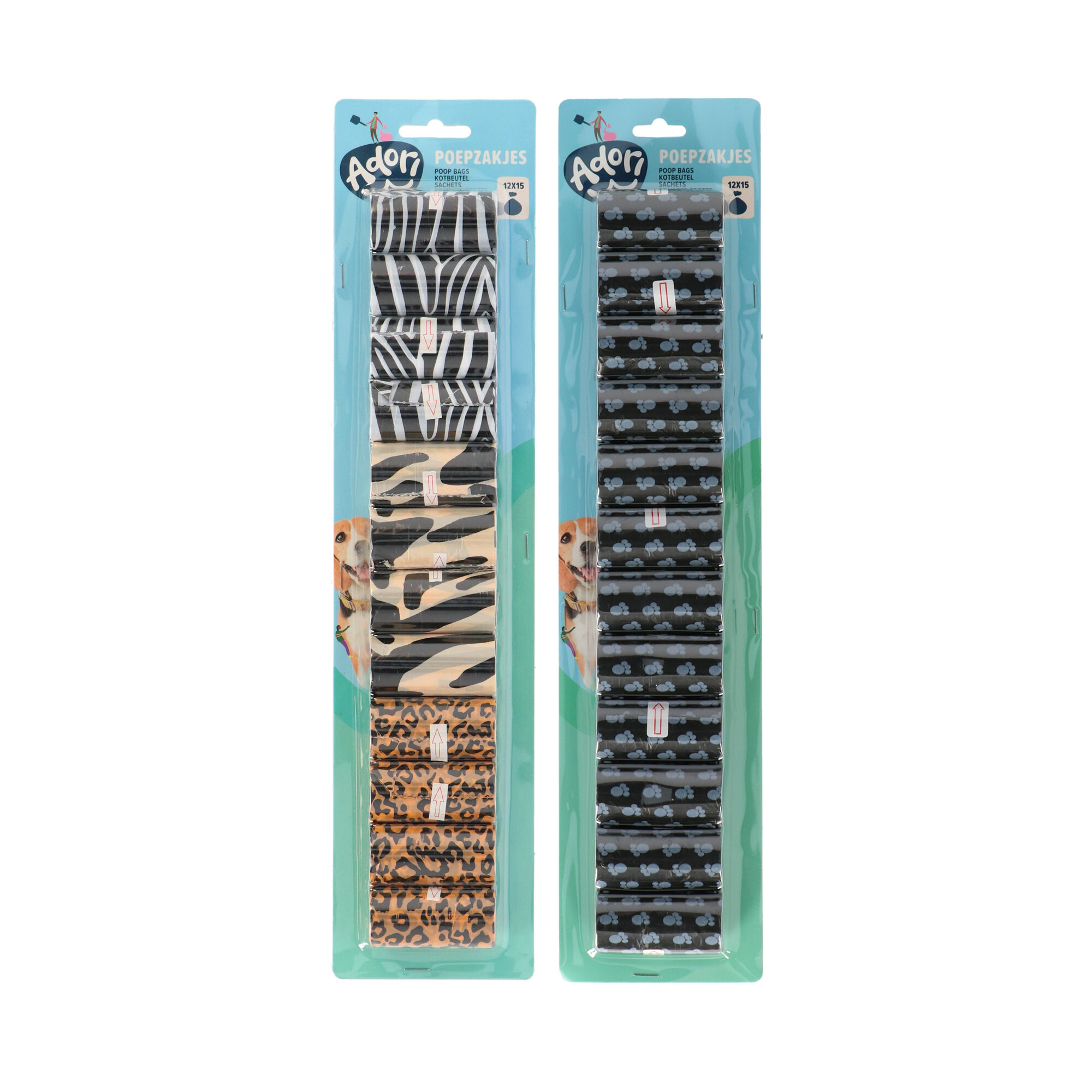 Adori Poop Bags - Paw print