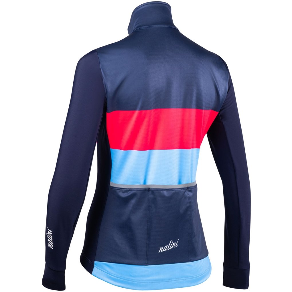 Nalini New Asfalto Jacket Women - blue/fuxia/fish 4200