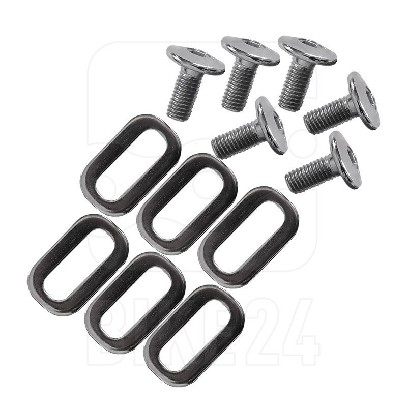 BBB Cycling MultiClip 2.0 BPC-04F Pedal Cleats - fixed - grey