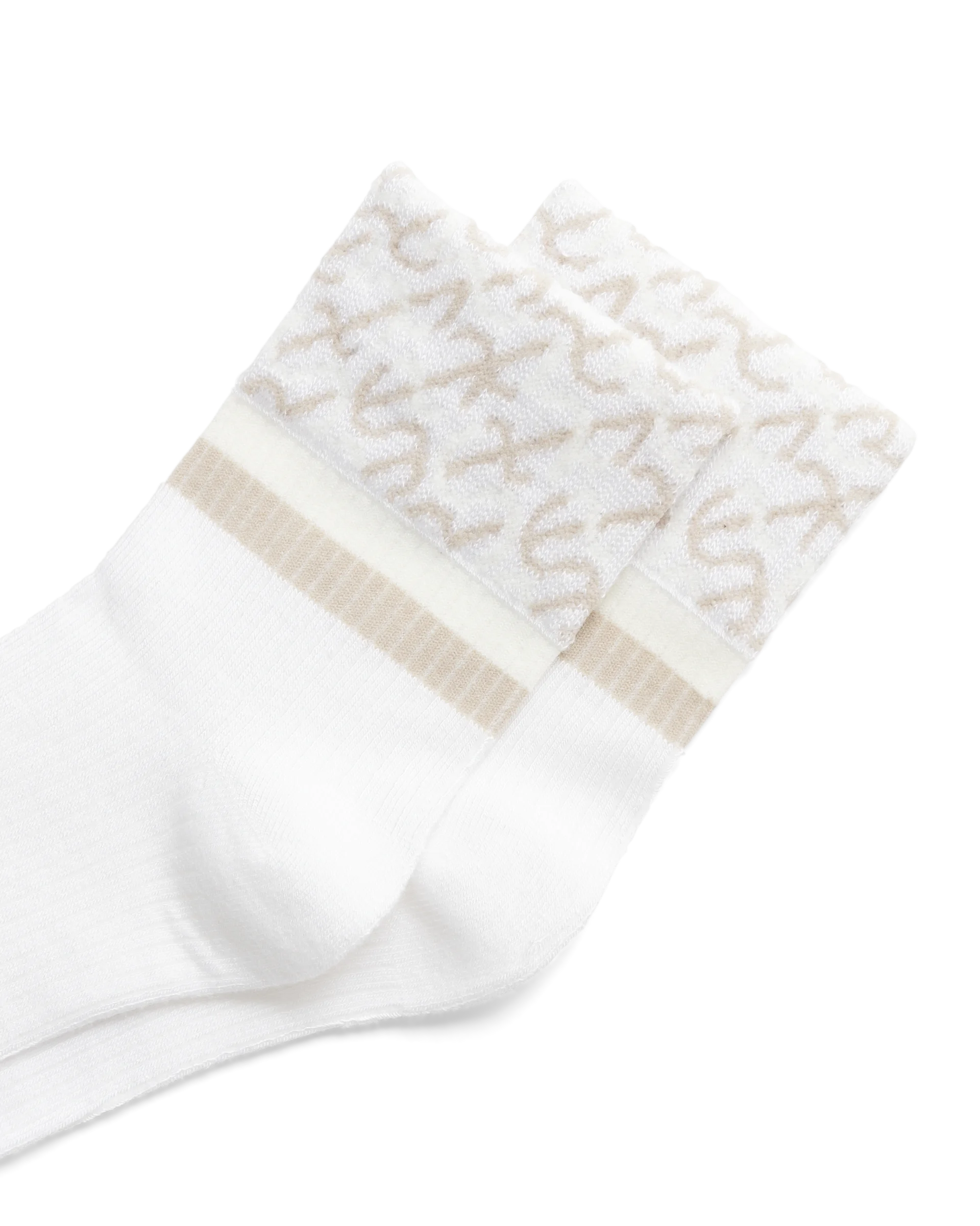 ECCO Vibe Wave Ankle-Cut Damen Knöchelsocken Weiß