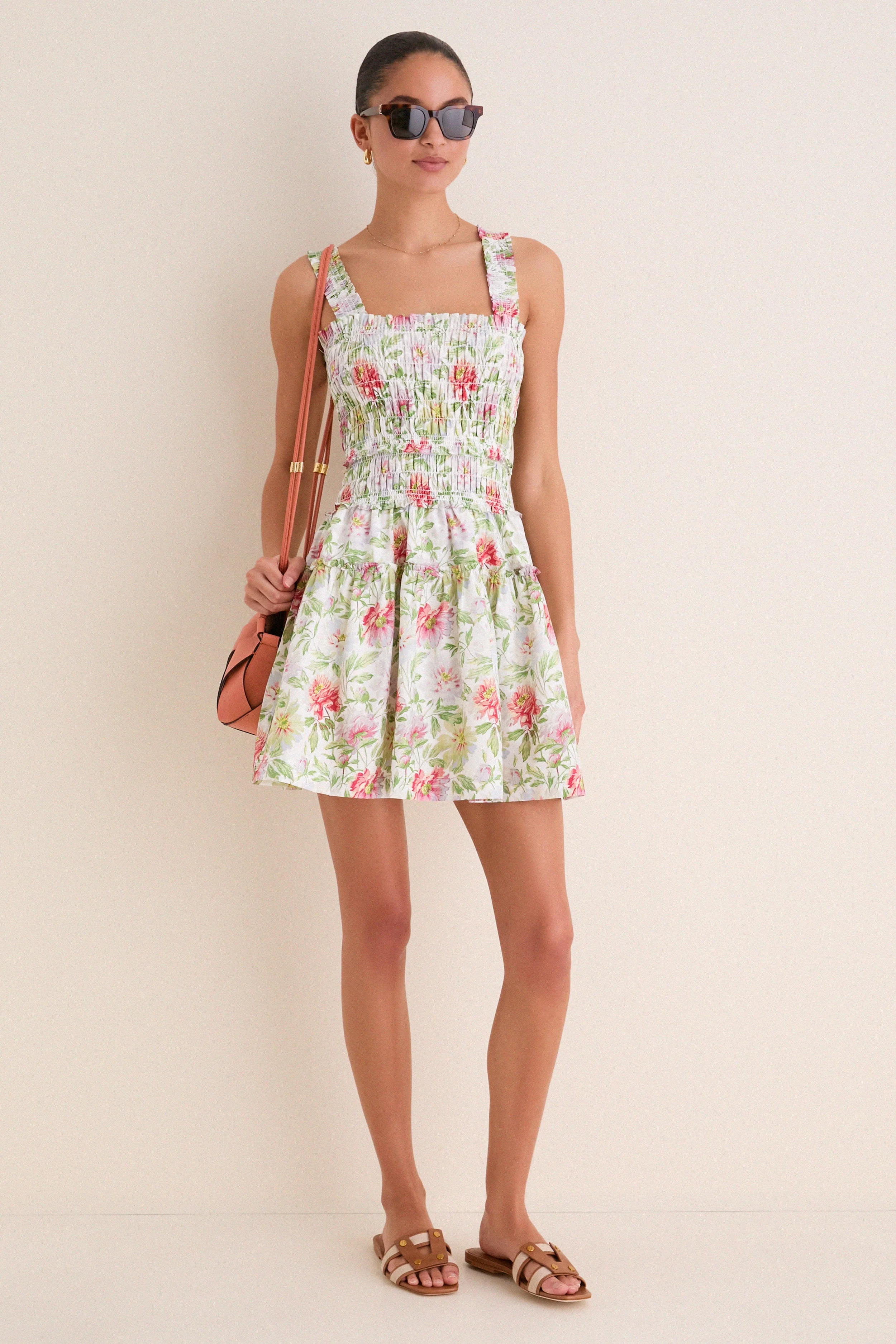 Peony Chintz Azalea Mini Nap Dress
