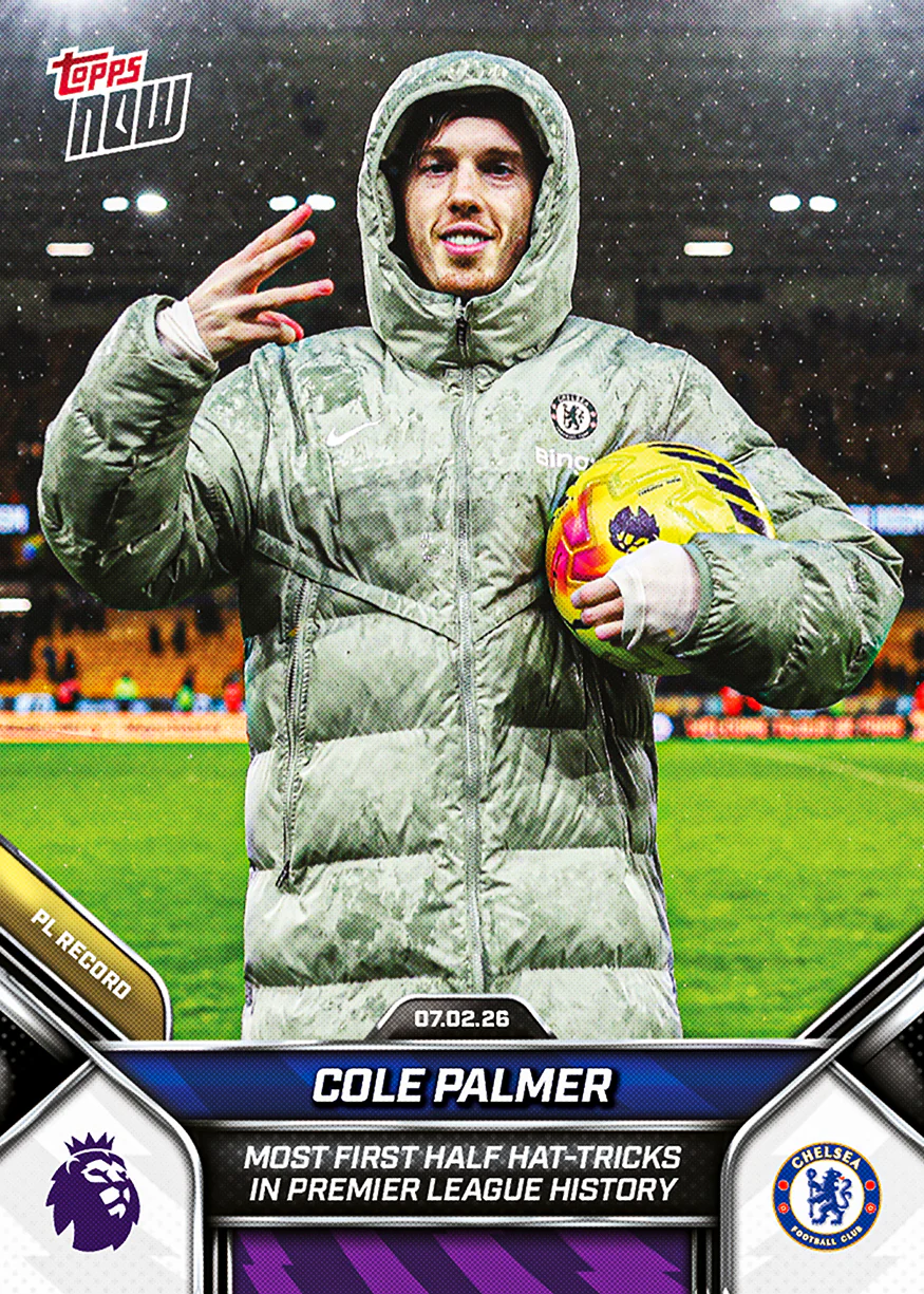 Cole Palmer - 2025-26 Premier League Topps NOW® - Card 131 - PR: 2013
