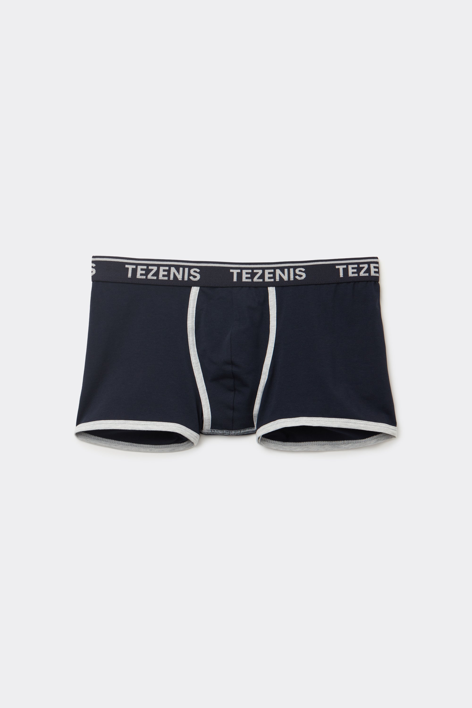 Organic Cotton Boxers with Contrasting Trim and Logo