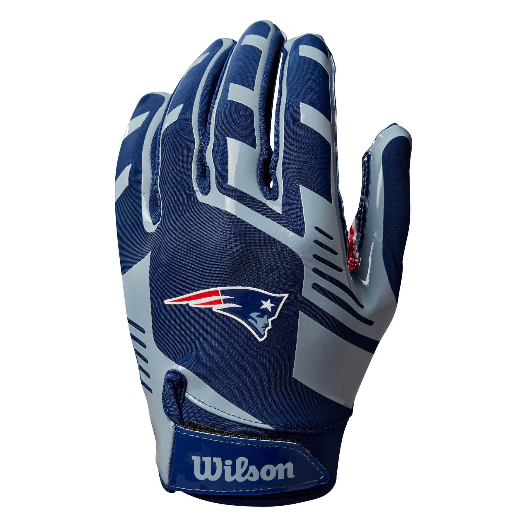 New England Patriots Wilson Stretch-Fit NFL Receivers Gloves