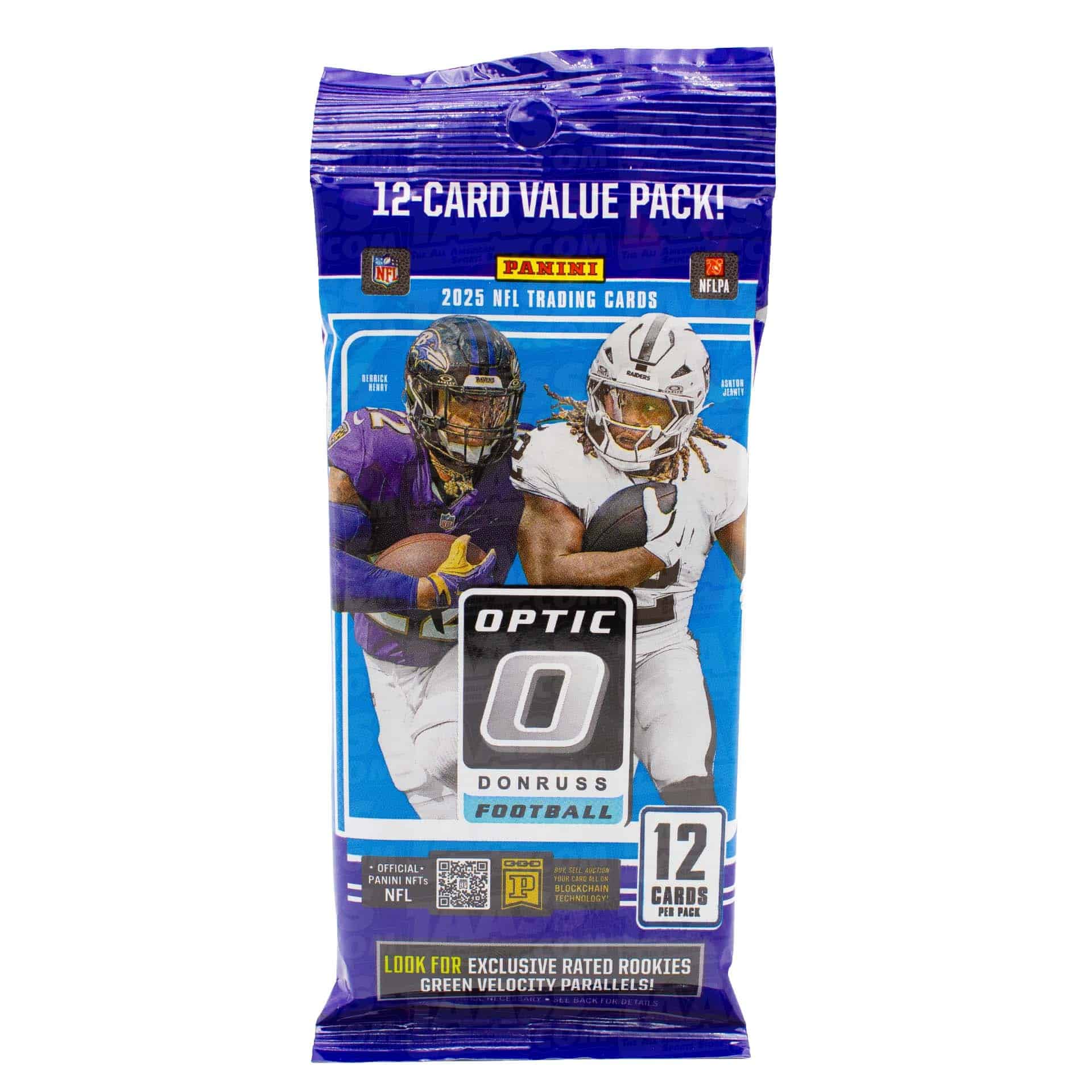 2025 Panini Donruss Optic Football NFL Value Fat-Pack Box