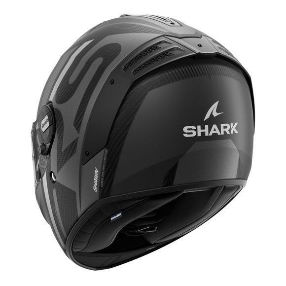 Shark SPARTAN RS CARBON SHAWN MAT Full-Face Helmet - Black / GreyRef: Sh1680-C38167