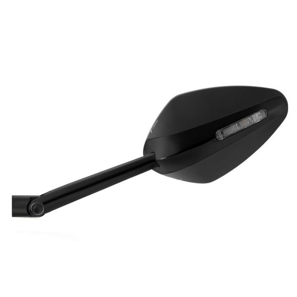 Rizoma Veloce L Sport rearview mirror with indicator (each) Universal - BlackRef: RZ0014