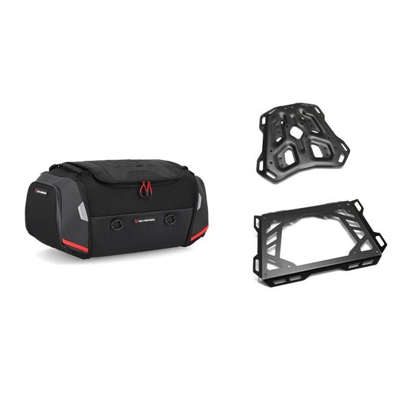 SW-MOTECH RACKPACK saddle bag (42 liters) COMPLETE WITH BRACKET - BlackRef: GPT.07.954.30000