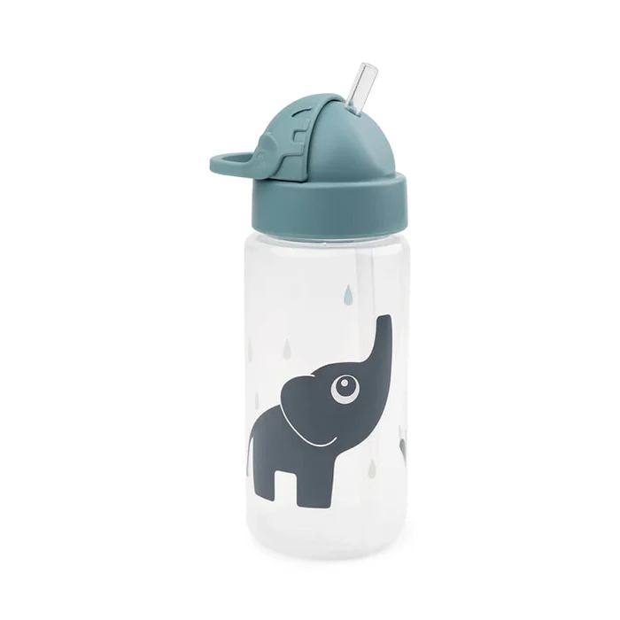 Straw bottle - Tiny farm - Powder - 350 ml