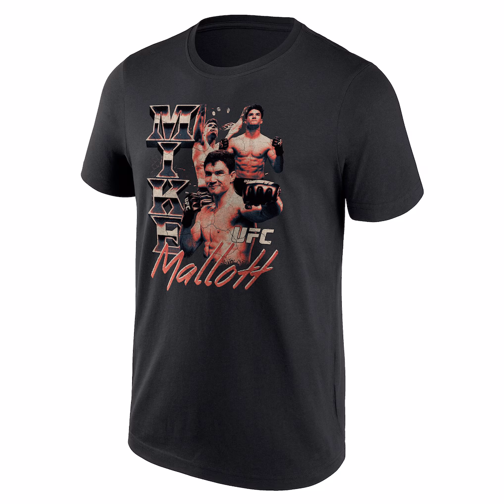 UFC Quasars Graphic Mike Mallott T-Shirt - Black - Mens