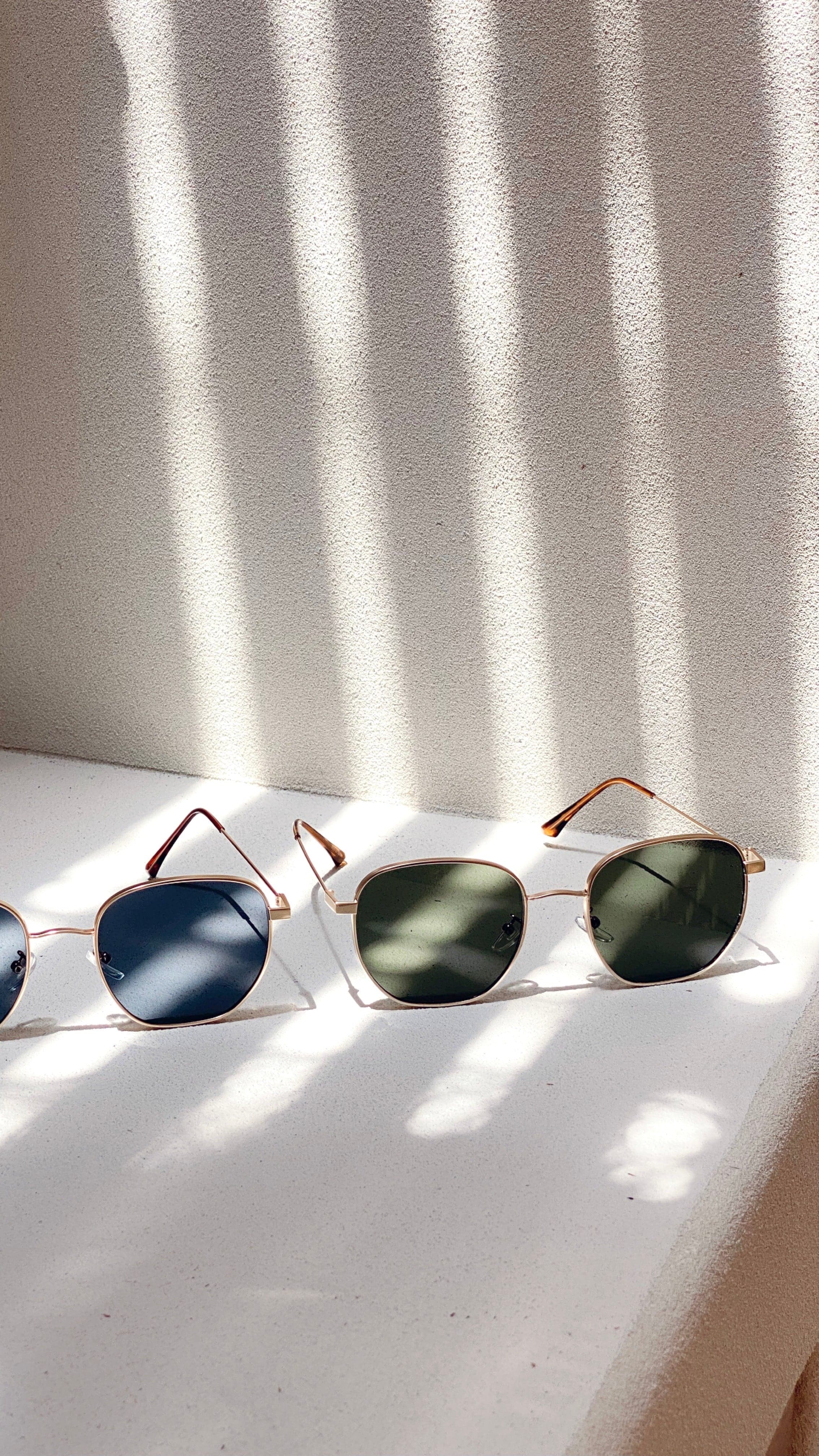 Karmen Sunglasses - Moss/Gold