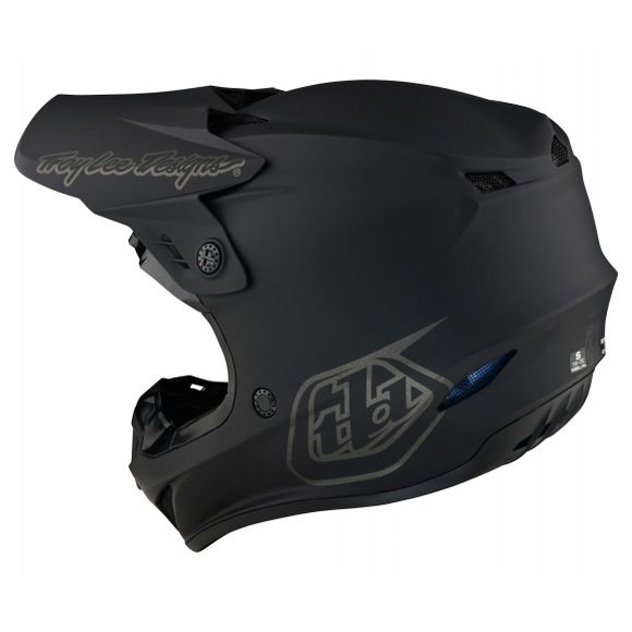 TroyLee design SE4 POLYACRYLITE MONO 2024 cross helmet - BlackRef: TRL0890
