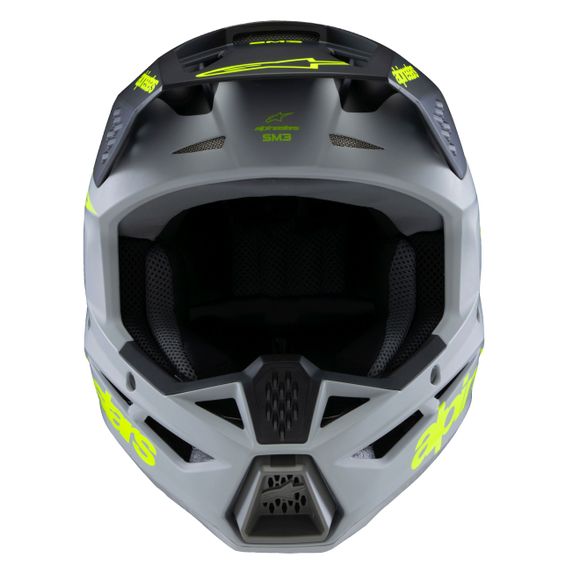 Casque cross Alpinestars SUPERTECH S-M3 - RADIUM - ENFANT - Gris / NoirRef : AP3392