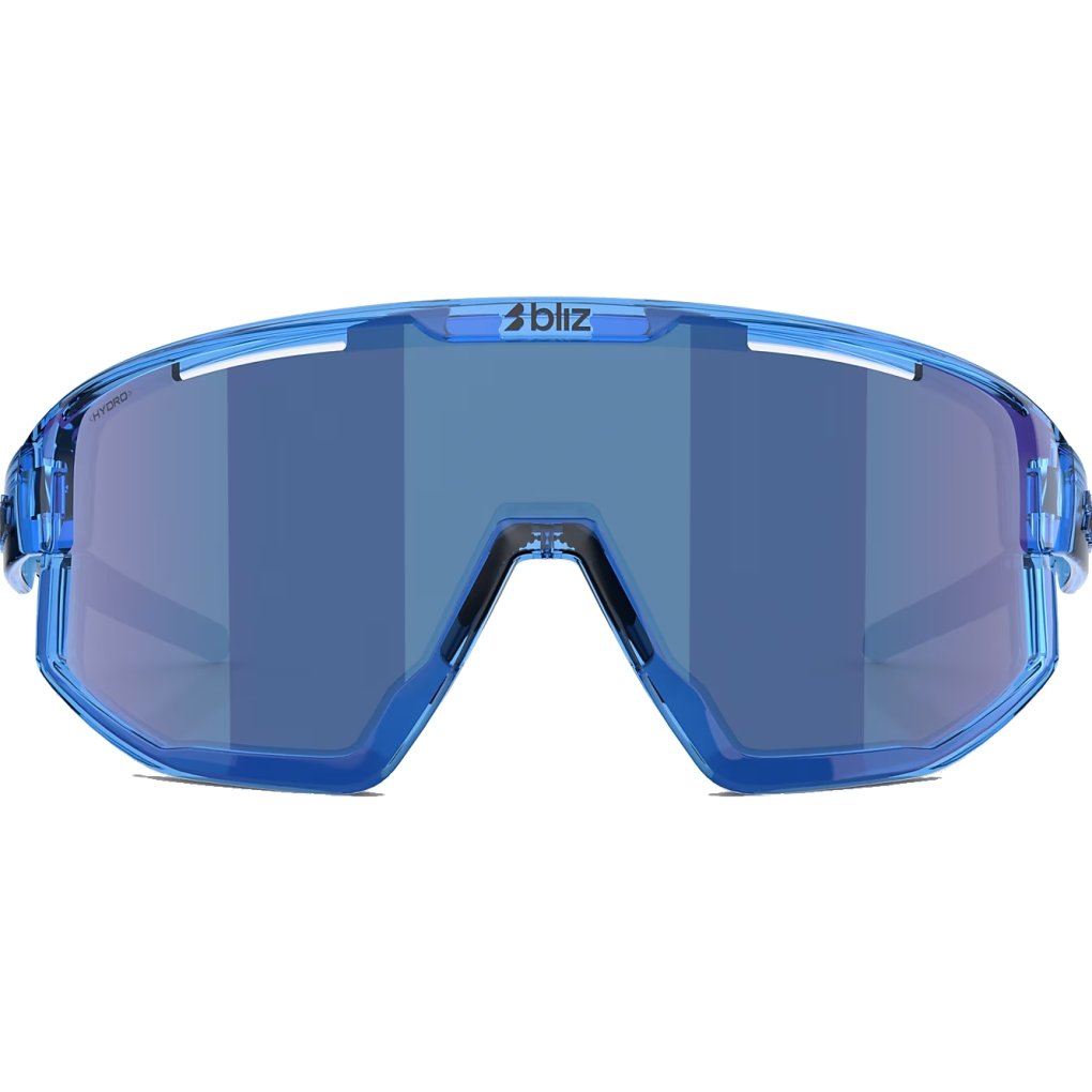 Bliz Fusion Glasses - Transparant Blue - Smoke/Blue Multicolor