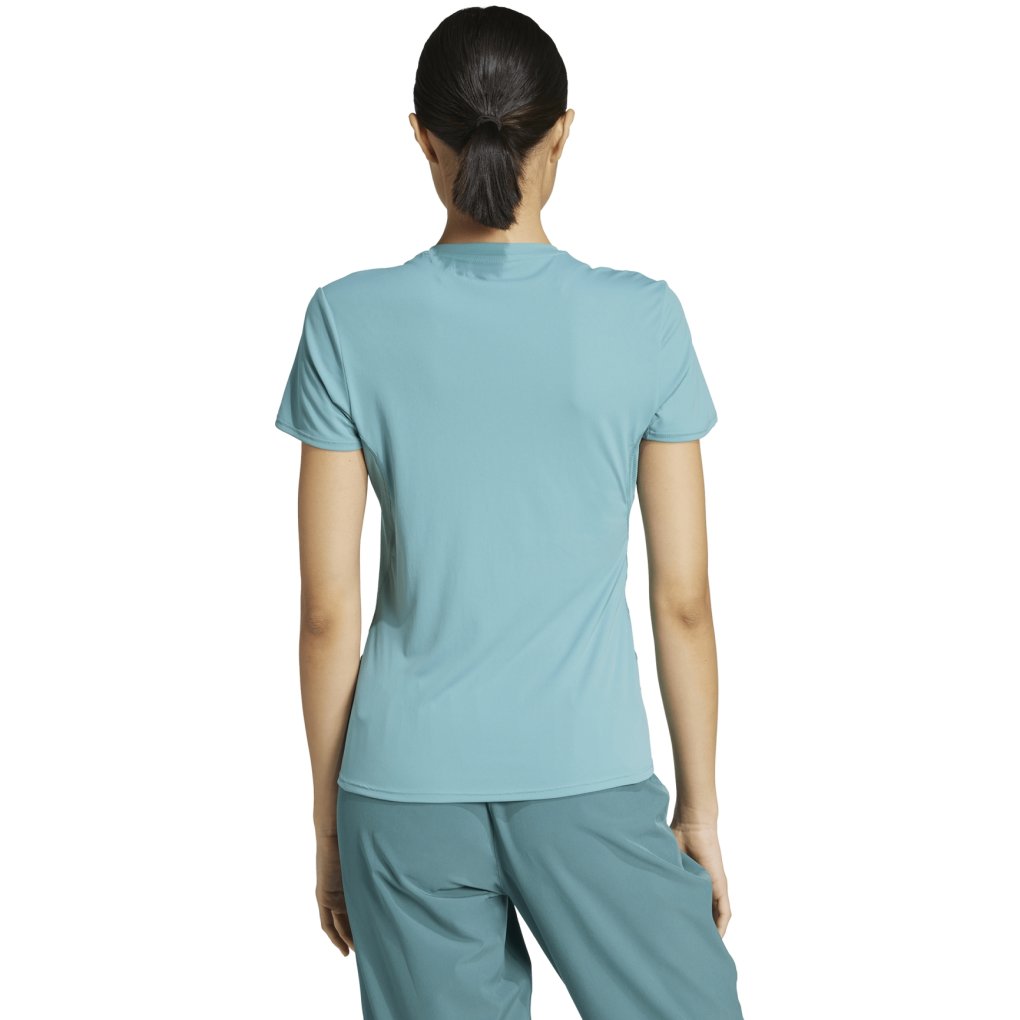adidas Adizero Essentials Running Tee Women - powder teal JM8337
