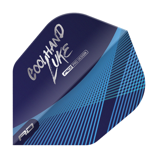 Red Dragon Luke Humphries Coolhand Blue Silver No6 Flights