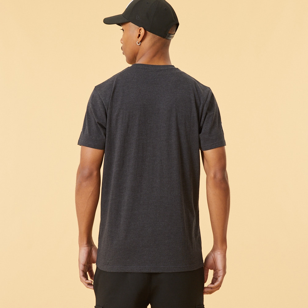 Las Vegas Raiders New Era Cracked Graphic NFL T-Shirt Charcoal