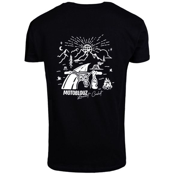 T-Shirt Motoblouz X LAURENT COCHET - HOMME - 20ANS - NoirRef : MB0409