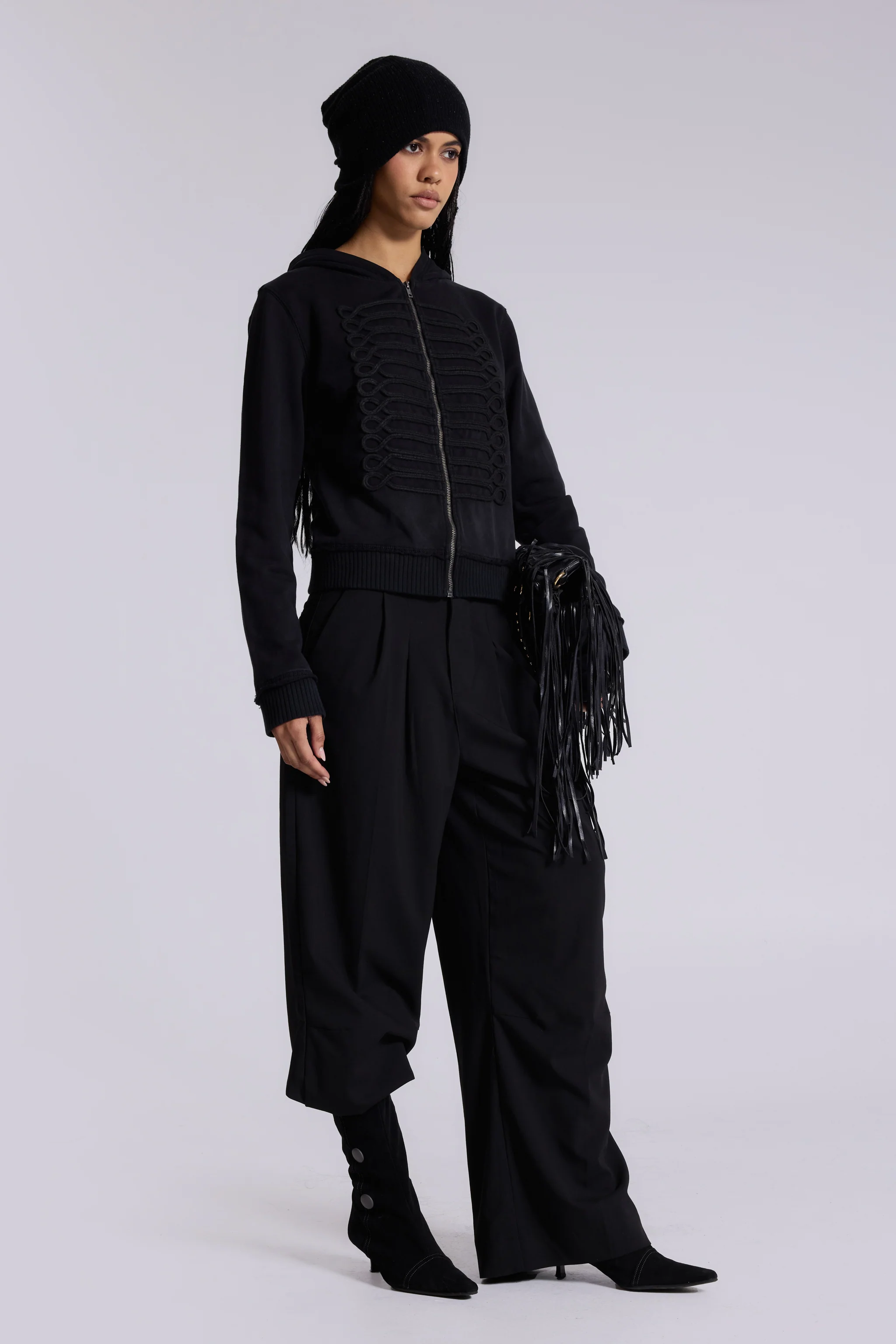 Goliath Black Suit Pants